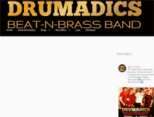 Tablet Screenshot of drumadics.com